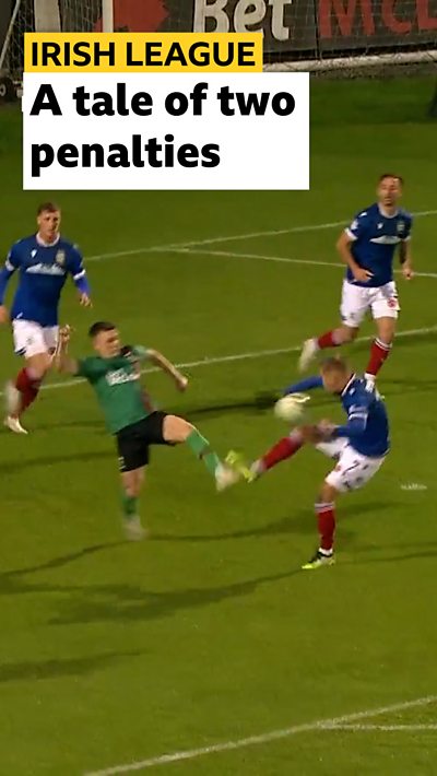 Kirk Millar fouls James Singleton in the box