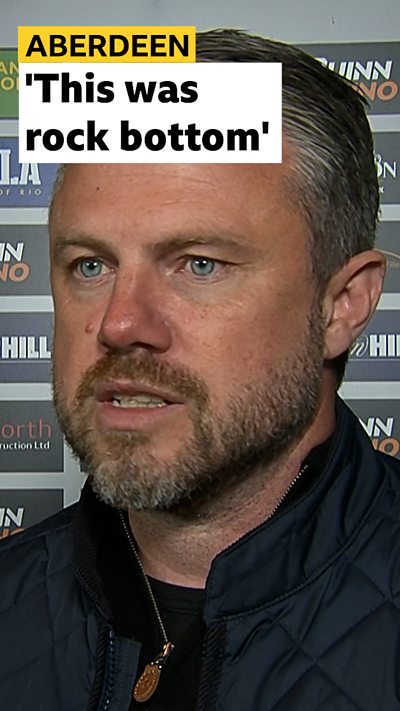 Thelin vows Dons 'can't go deeper' after Tannadice defeat