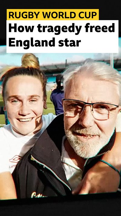 Meg Jones (l) & dad