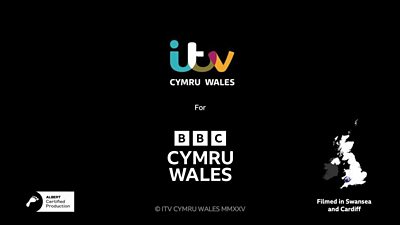 End card design with single production company logo and ÃÛÑ¿´«Ã½ Cymru Wales ÃÛÑ¿´«Ã½ commissioner