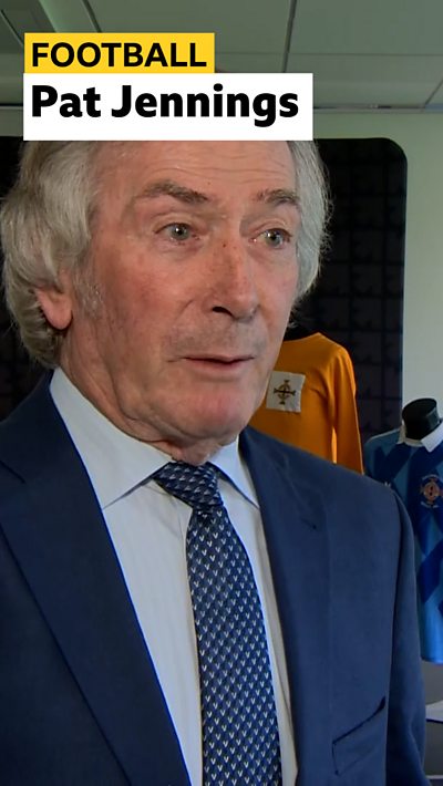 Pat Jennings reflects on his career as his private memorabilia collection goes to auction