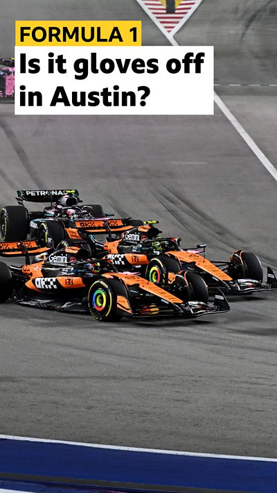 Lando Norris and Oscar Piastri in Singapore