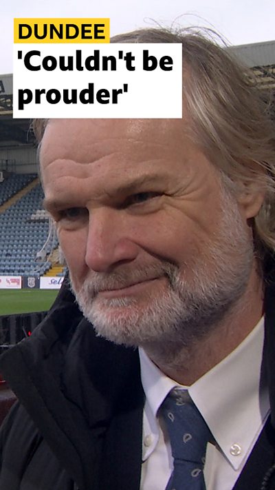 Pressley beams with pride after famous Dundee win