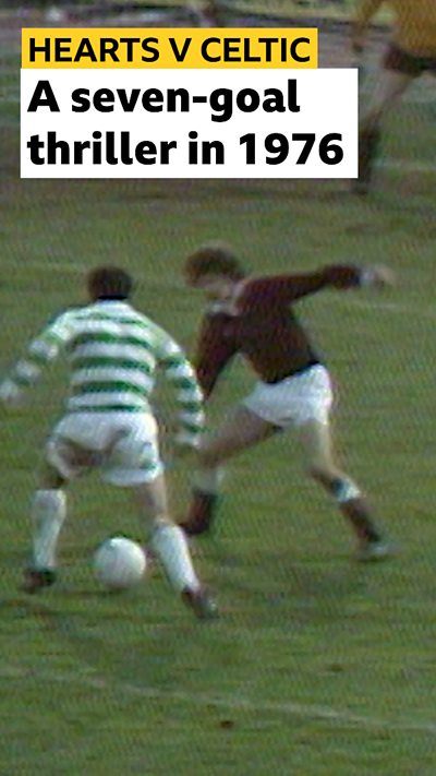 Hearts v Celtic 1976