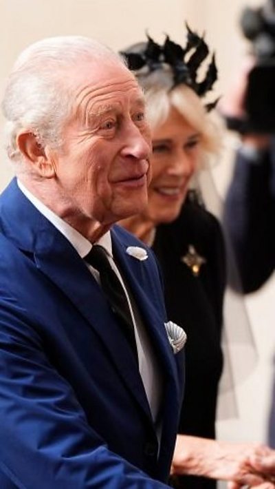 King Charles and Queen arrive at the Vatican