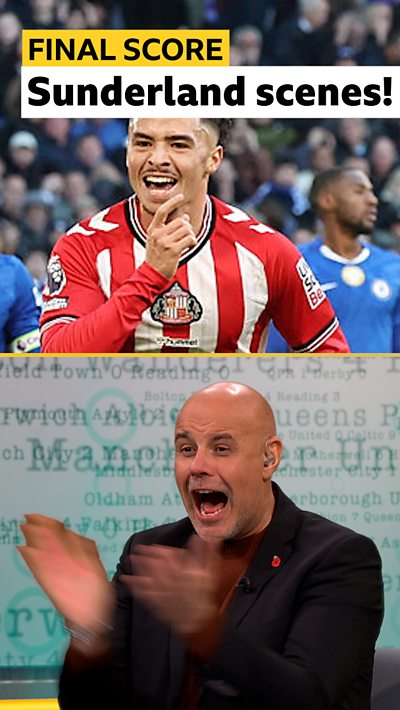 Sunderland's Talbi and presenter Jason Mohammad