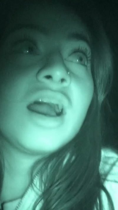 Shini in night vision.