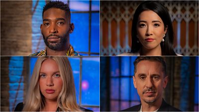 A collage of headshots of the four Guest Dragons