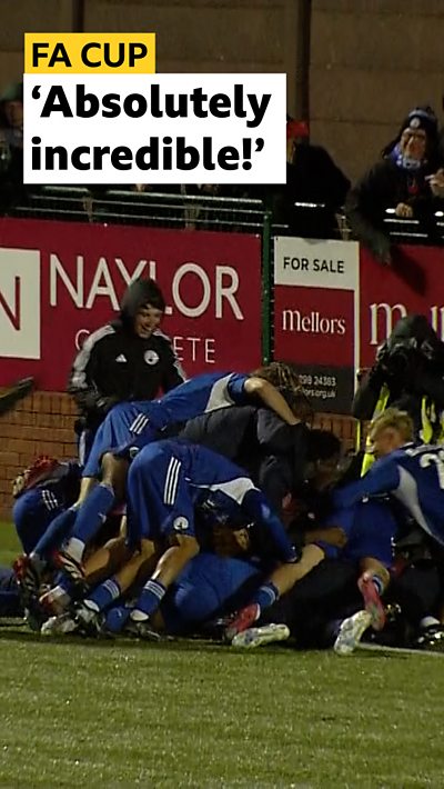 Buxton players celebrate