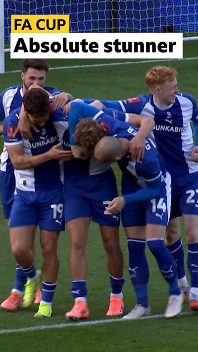 Michael Mellon celebrating