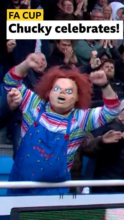 Walsall fan dressed as Chucky