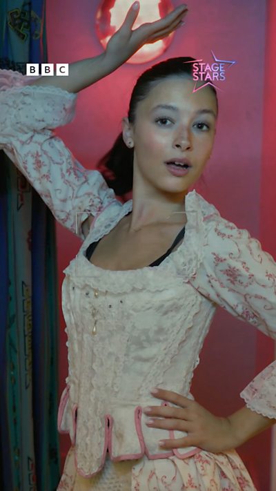 BTS of a costume change during a show!