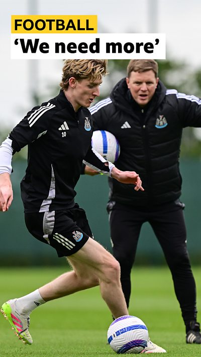 Eddie Howe and Anthony Gordon