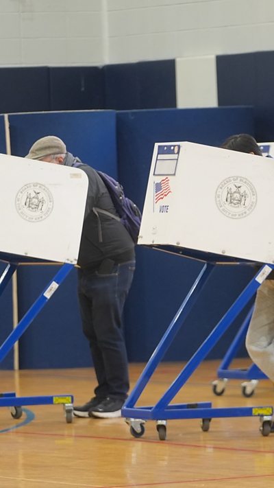 New York City voters are voting for next mayor.