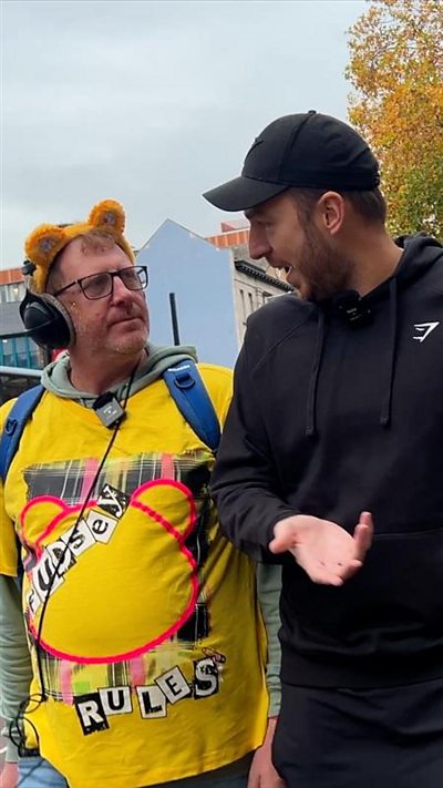 LadBaby takes part in Children In Need Challenge