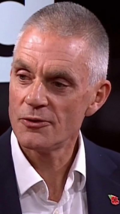 Tim Davie during a team call