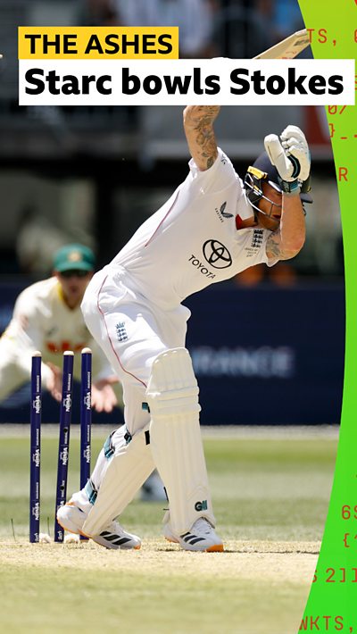 Ben Stokes is bowled