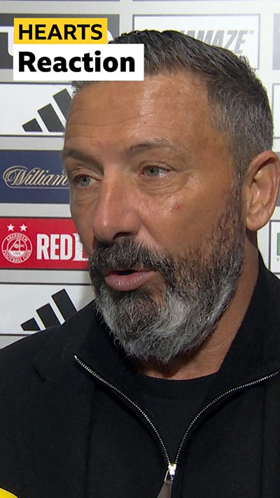 Mcinnes reacts to Hearts first league defeat