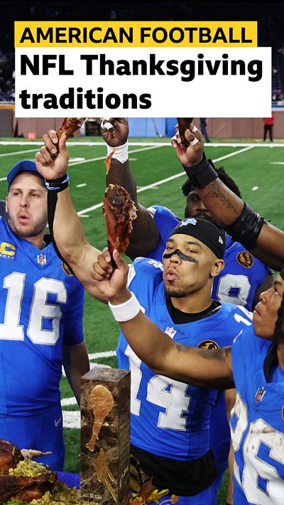 NFL players on Thanksgiving