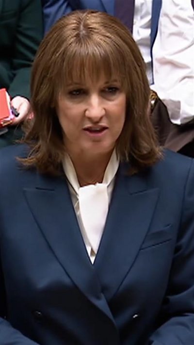 Rachel Reeves in Commons