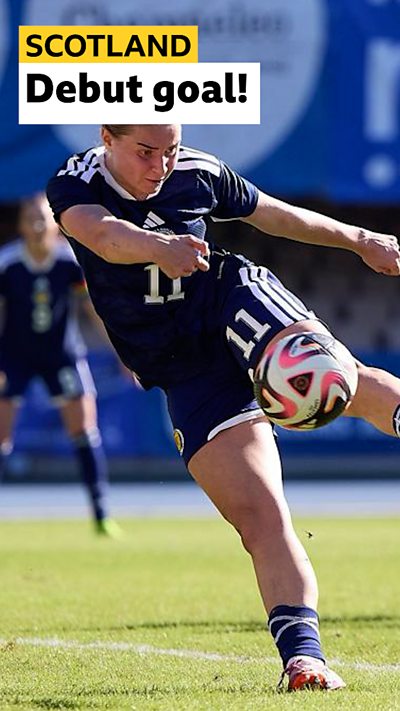 Watch Maria McAneny fire Scotland level