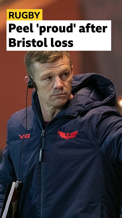 Peel 'proud' despite narrow Bristol loss