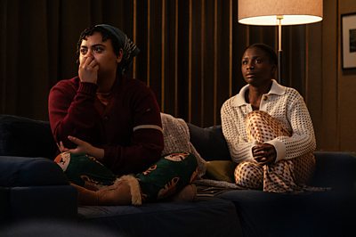 Kirby (CAT GANNON) & Barbara Dupont (ANN AKINJIRIN) (Image credit: BBC Studios/Bad Wolf/Samuel Dore)