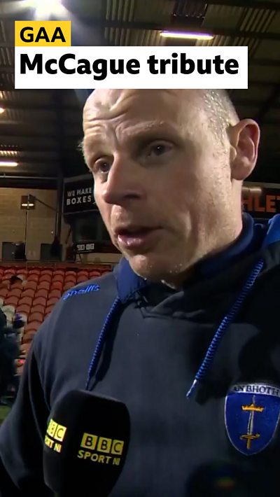 Scotstown boss David McCague pays tribute to his late mother