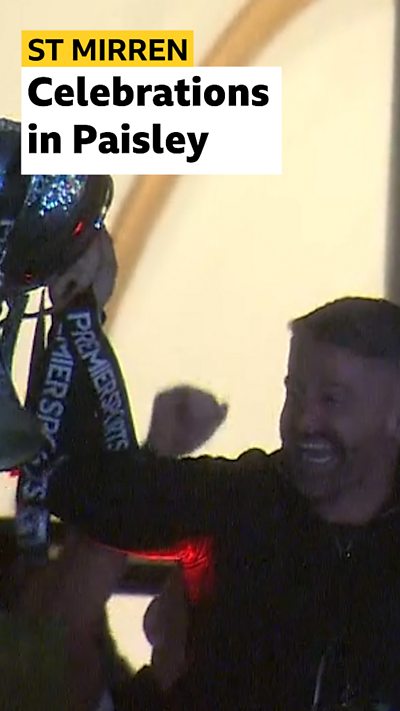 St Mirren celebrations