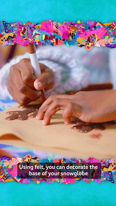 How to make a snow globe jumper!