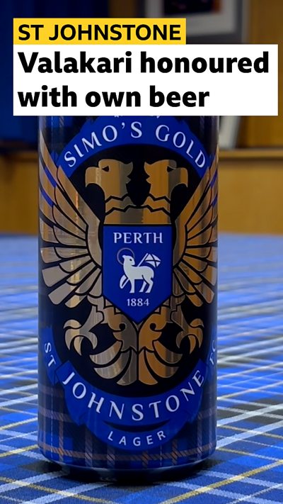 St Johnstone beer can