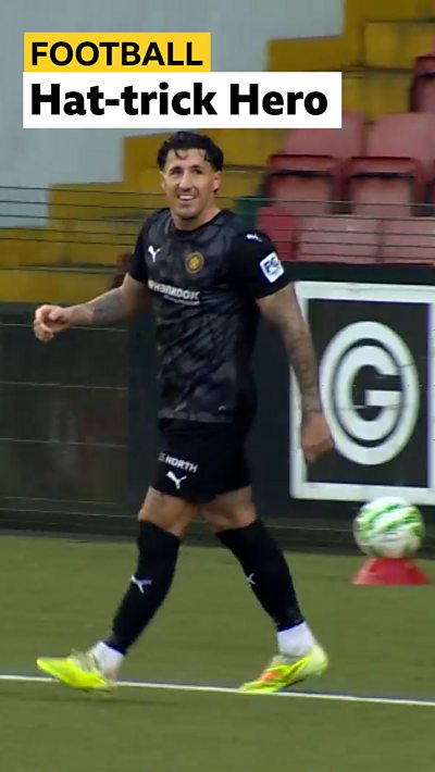 Watch: Danny Gibson Hat-trick