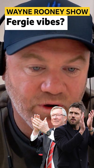 Wayne Rooney, Alex Ferguson and Michael Carrick