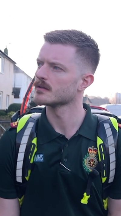 NHS critical care paramedic Kayl Hodges