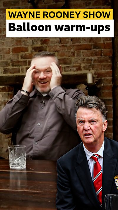 Wayne Rooney and Louis Van Gaal