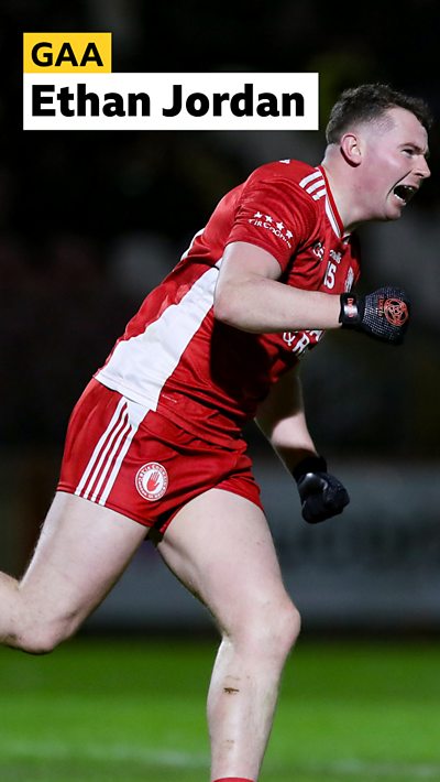 Ethan Jordan scored 1-9 on his Tyrone debut