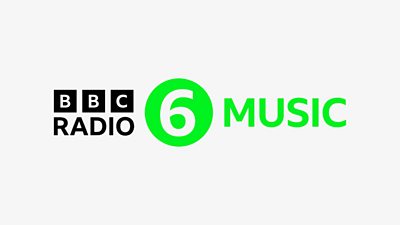 6 Music logo on a white background. BBC blocks, radio in black text. 6 Music in lime green text