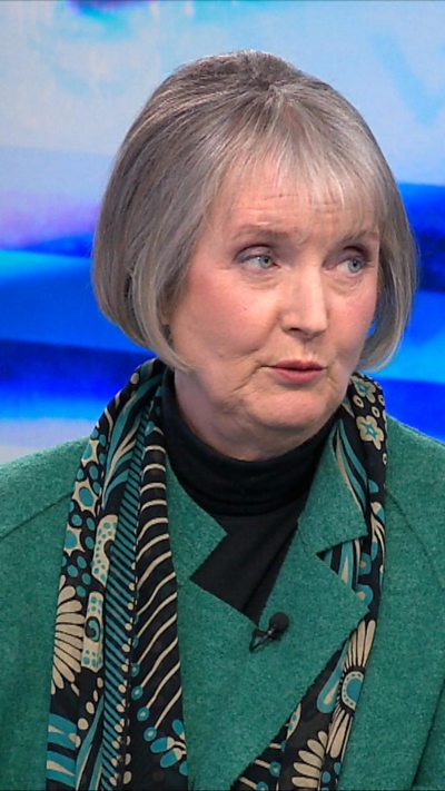 Harriet Harman speaking on Newsnight