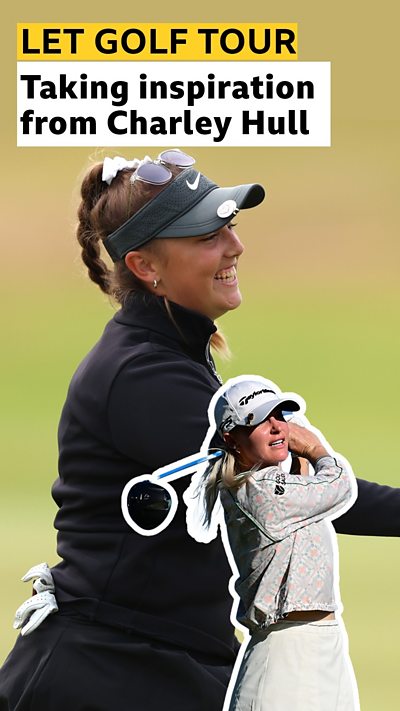 Ffion Tynan and Charley Hull graphic