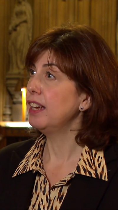 Lucy Powell speaking in Westminster