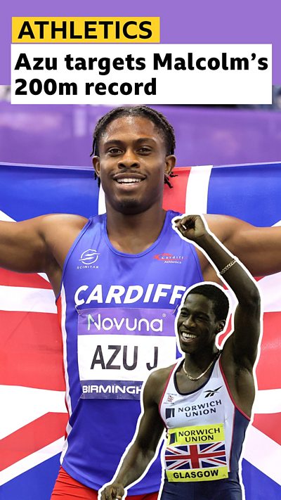 Jeremiah Azu and Christian Malcolm