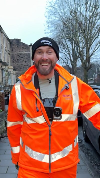 What's it like working on the bins in Bristol?