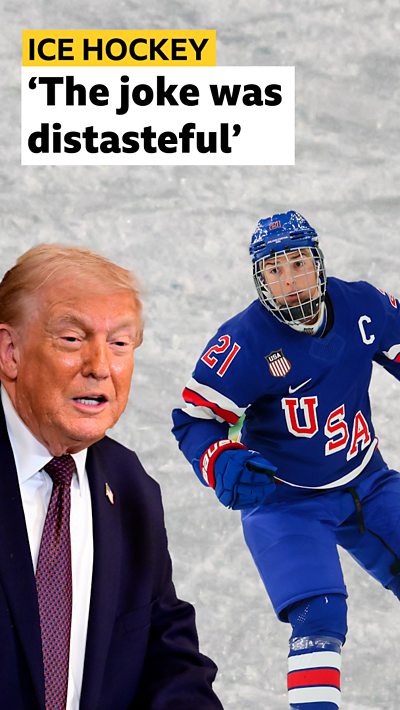 Hilary Knight and Donald Trump