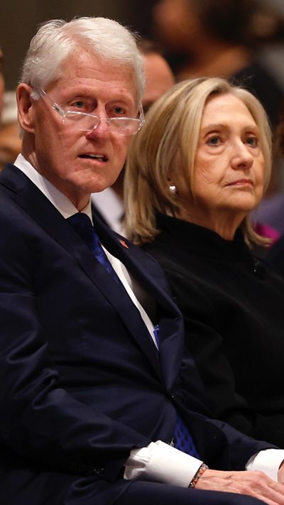 Bill and Hillary Clinton.