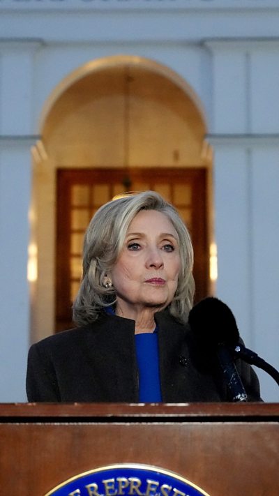 Hillary Clinton is talking post-deposition.