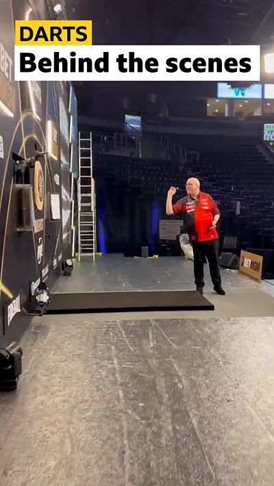 Watch: Behind the scenes at the Darts