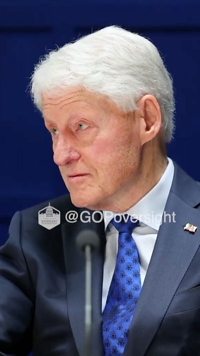 Bill Clinton is seen.