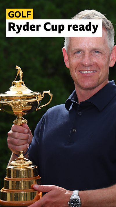 Luke Donald on the upcoming Ryder Cup