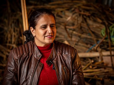  Laxmi Bhattarai discussing her work in Nepal