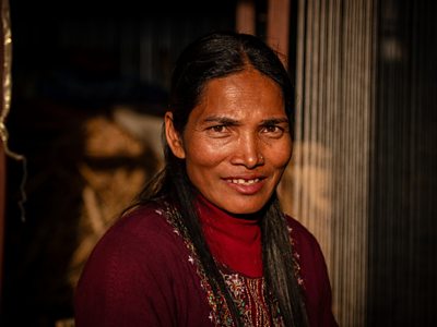 Portrait image of Birma Kumari Thalal looking directly into the camera